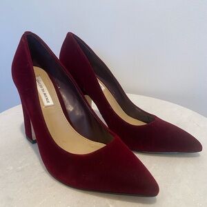 Saks 5th avenue velvet heels